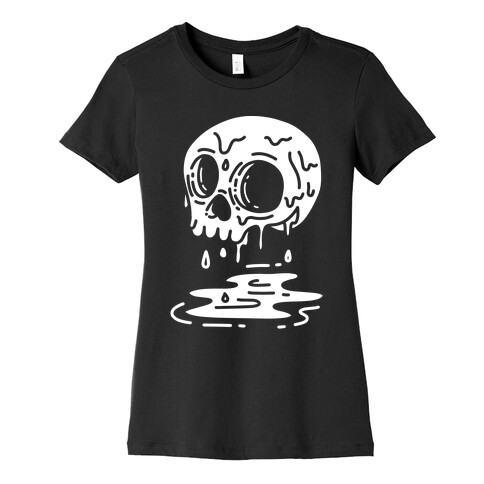 Melting Skull Womens T-Shirt