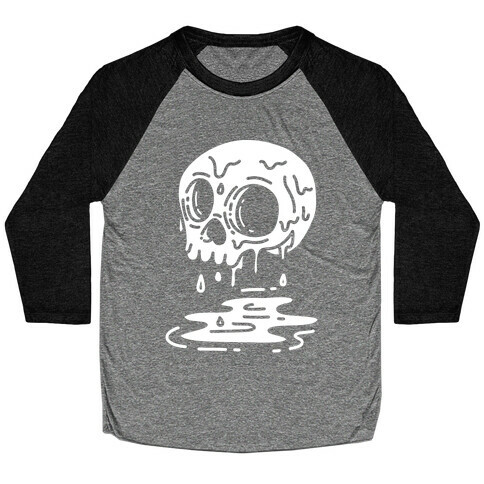 Melting Skull Baseball Tee