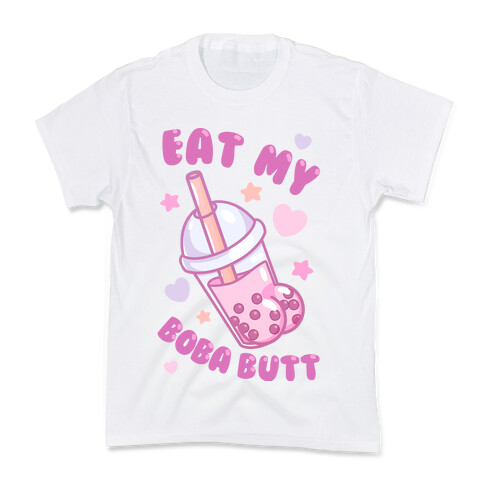 Eat My Boba Butt Kids T-Shirt