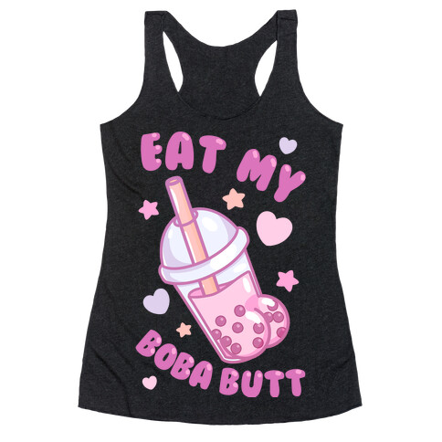 Eat My Boba Butt Racerback Tank Top