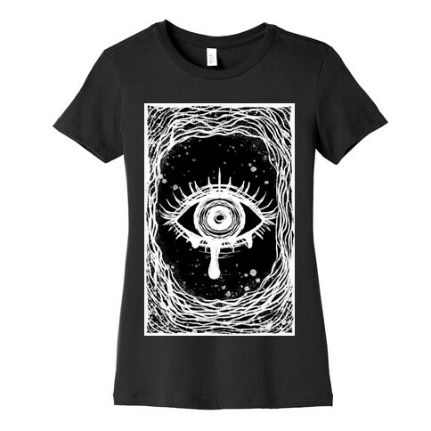 Trippy Eye Inverted Womens T-Shirt