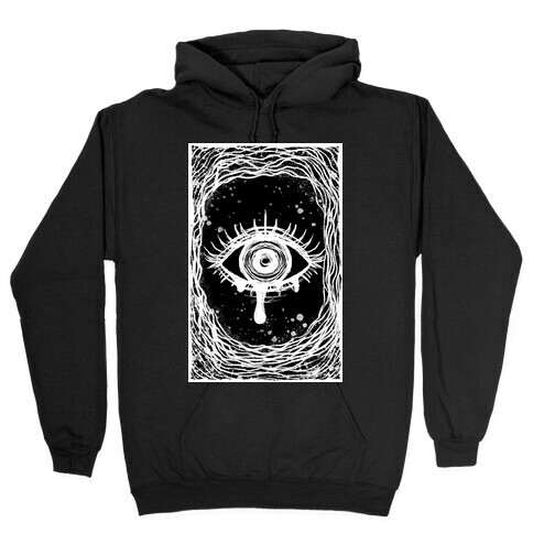 Trippy Eye Inverted Hooded Sweatshirt