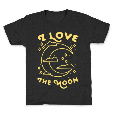 I Love The Moon Kids T-Shirt