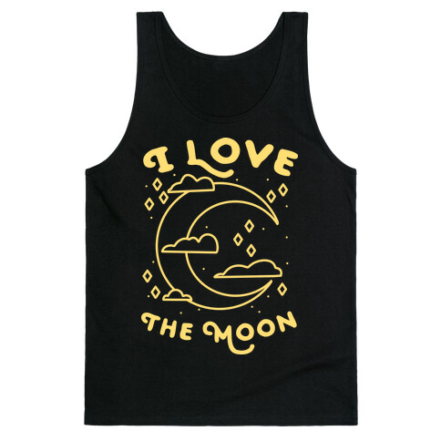 I Love The Moon Tank Top