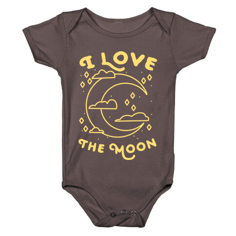 I Love The Moon Baby One-Piece