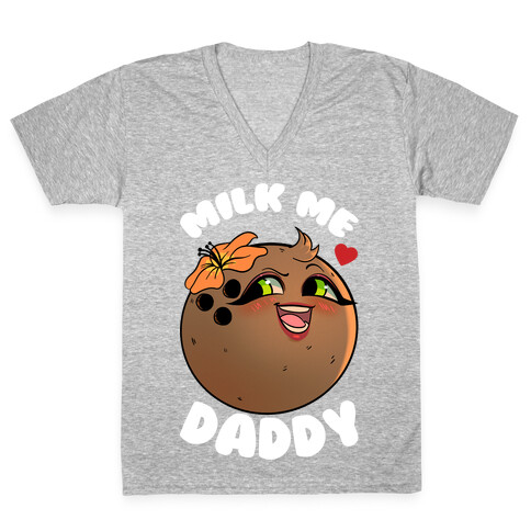 Milk Me Daddy V-Neck Tee Shirt