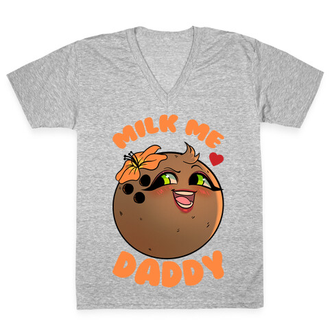 Milk Me Daddy V-Neck Tee Shirt