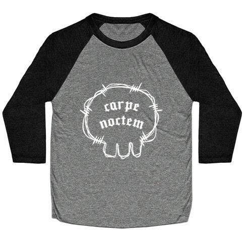 Carpe Noctem (white)  Baseball Tee