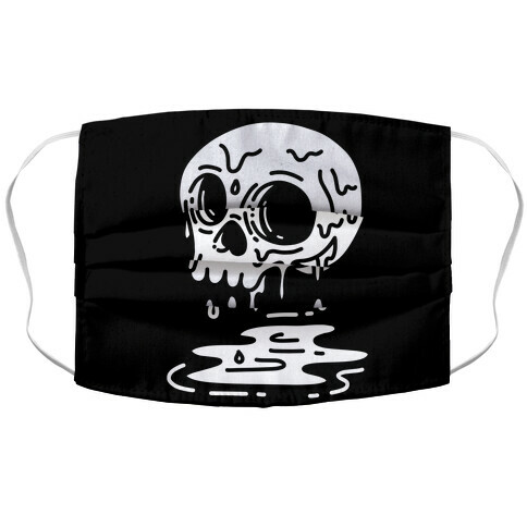 Melting Skull Accordion Face Mask