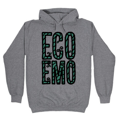 Eco Emo Hooded Sweatshirt