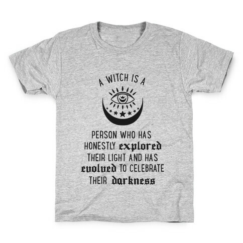 Meaning of a Witch (black)  Kids T-Shirt