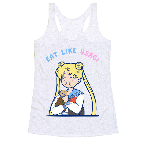 Eat Like Usagi Racerback Tank Top