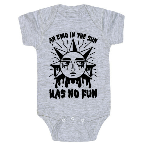 An Emo In The Sun Has No Fun Baby One-Piece