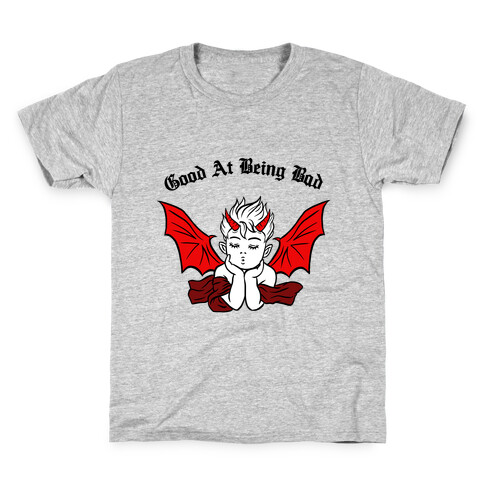 Good At Being Bad (black) Kids T-Shirt