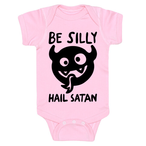 Be Silly Hail Satan Baby One-Piece