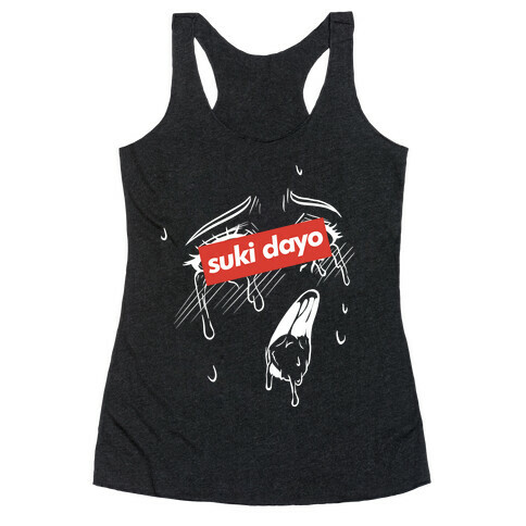 Suki Dayo (white) Racerback Tank Top