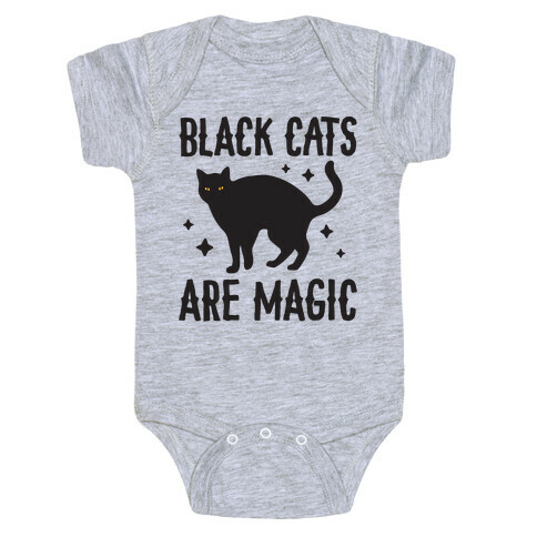 Black Cats Are Magic Baby One-Piece