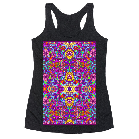 The Flowers Have Eyes Racerback Tank Top