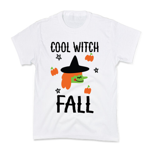 Cool Witch Fall Kids T-Shirt