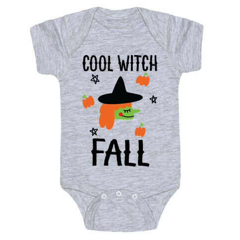 Cool Witch Fall Baby One-Piece