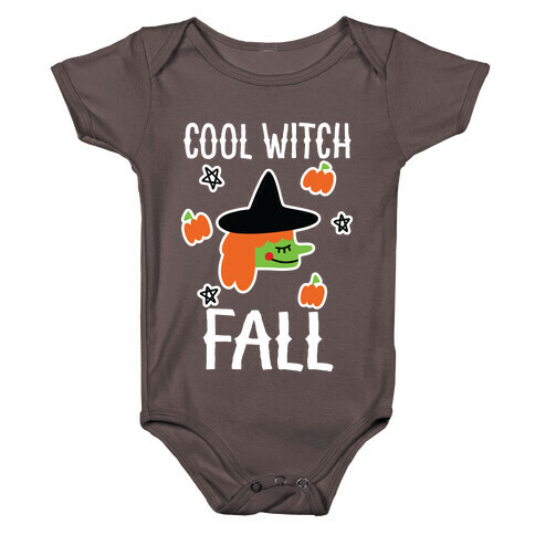 Cool Witch Fall Baby One-Piece