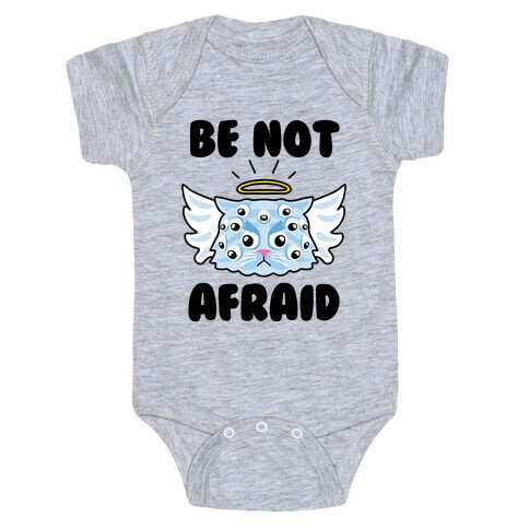 Be Not Afraid (Angel Cat) Baby One-Piece