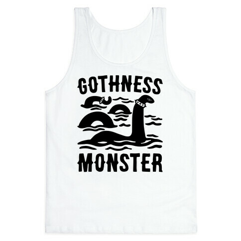 Gothness Monster Parody Tank Top