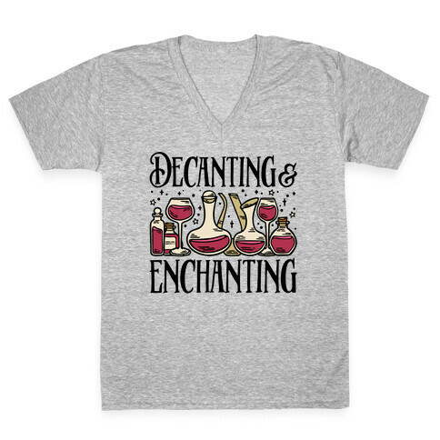 Decanting & Enchanting  V-Neck Tee Shirt