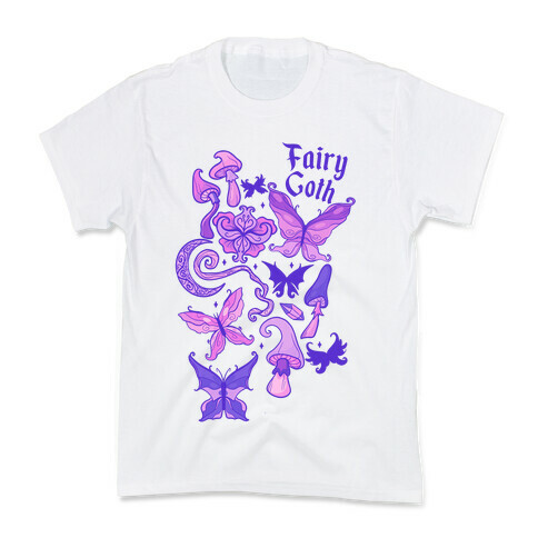 Fairy Goth Pattern Kids T-Shirt