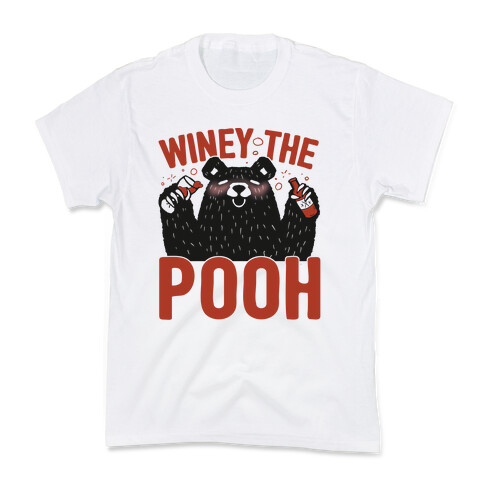 Winey The Pooh Kids T-Shirt