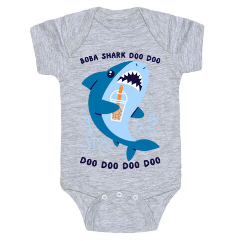 Boba Shark Baby One-Piece