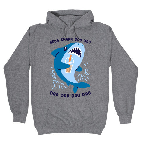 Boba Shark Hooded Sweatshirt