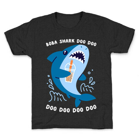 Boba Shark Kids T-Shirt