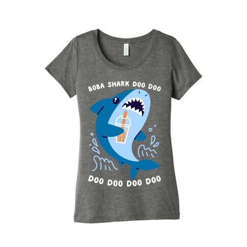 Boba Shark Womens T-Shirt