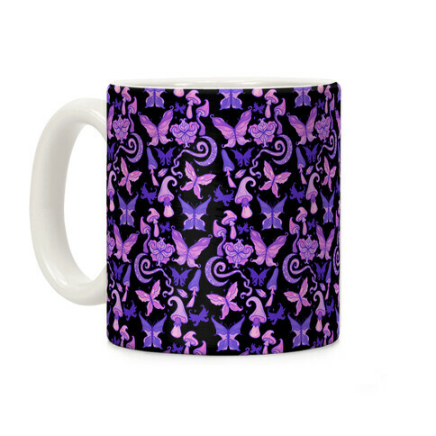 Fairy Goth Pattern Coffee Mug