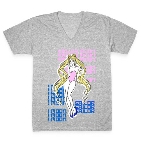 Pin Up Sailor Moon V-Neck Tee Shirt