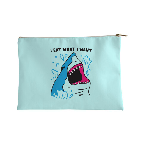 I Eat What I Want Shark Accessory Bag