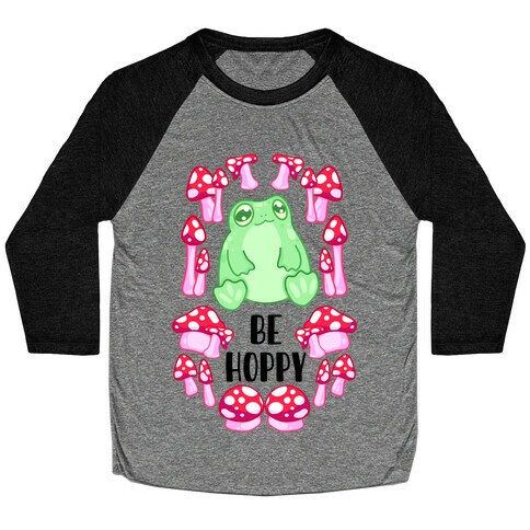 Be Hoppy Frog Baseball Tee