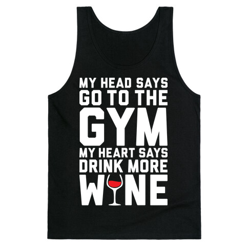 Gym Versus Wine Tank Top