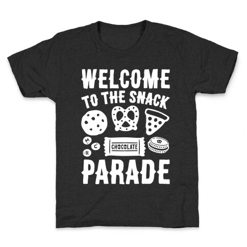 Welcome to The Snack Parade Parody White Print Kids T-Shirt