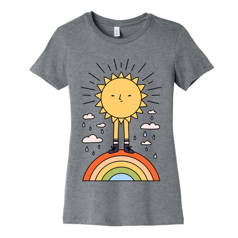 Solar Power Rainbow Womens T-Shirt