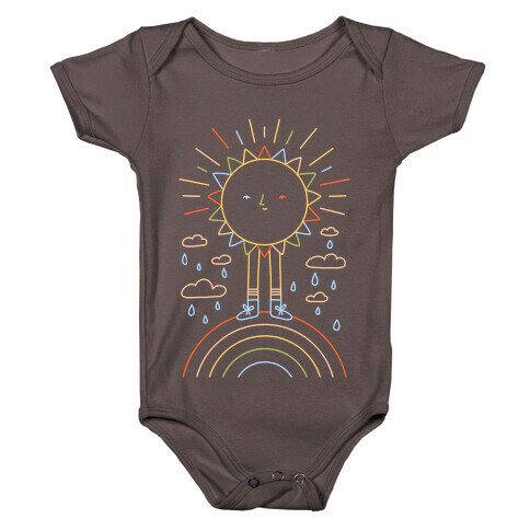 Solar Power Rainbow Baby One-Piece