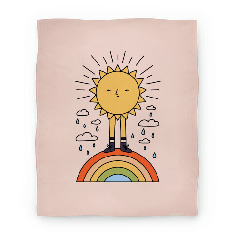 Solar Power Rainbow Blanket