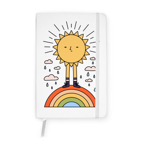 Solar Power Rainbow Notebook