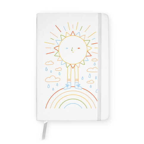 Solar Power Rainbow Notebook