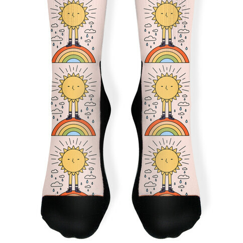 Solar Power Rainbow Sock