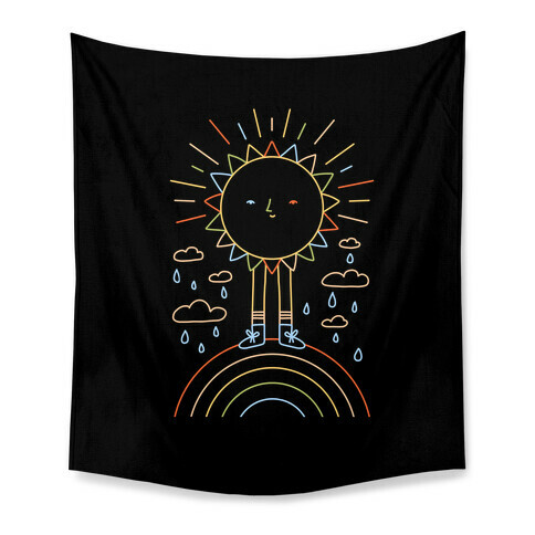 Solar Power Rainbow Tapestry