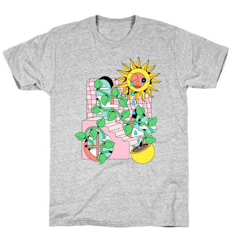 Trippy Sunflower Shower  T-Shirt