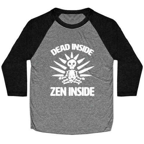 Dead Inside, Zen Inside Baseball Tee