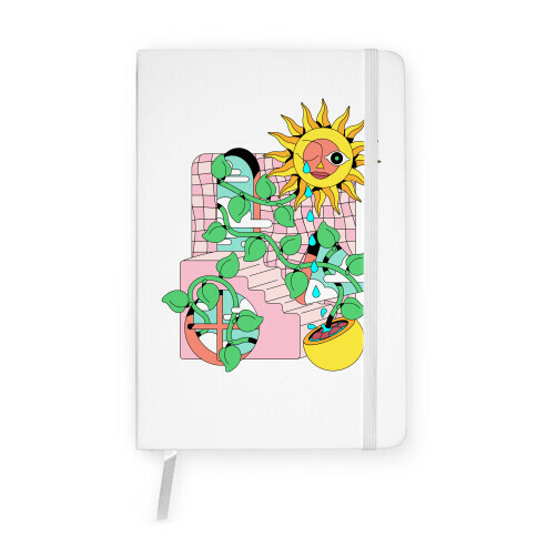 Trippy Sunflower Shower  Notebook